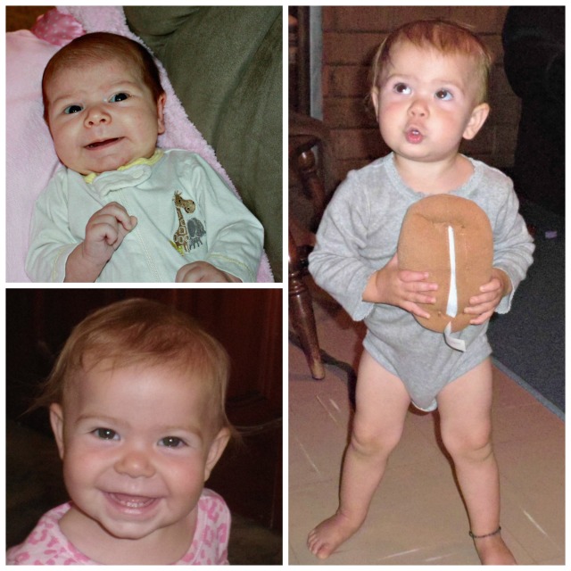 Collage of Baby Girl - January - December
